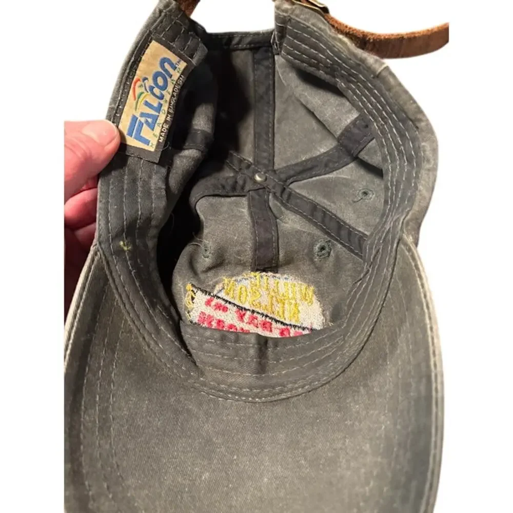 Vintage Willie Nelson dad hat Bad Day on a Strange Horse cap adjustable gray